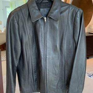 Coach 1941 Black Women's Leather Jacket--NWOT